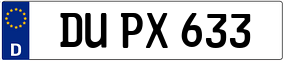 Truck License Plate